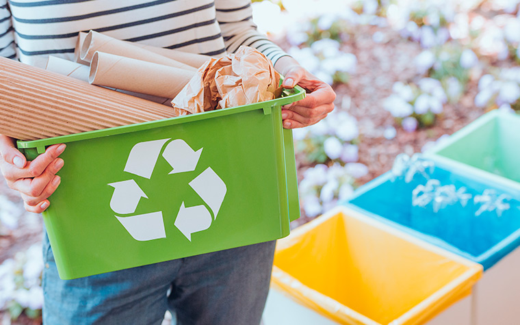 Collecte des déchets recyclable