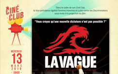 Affiche Ciné Club La Vague