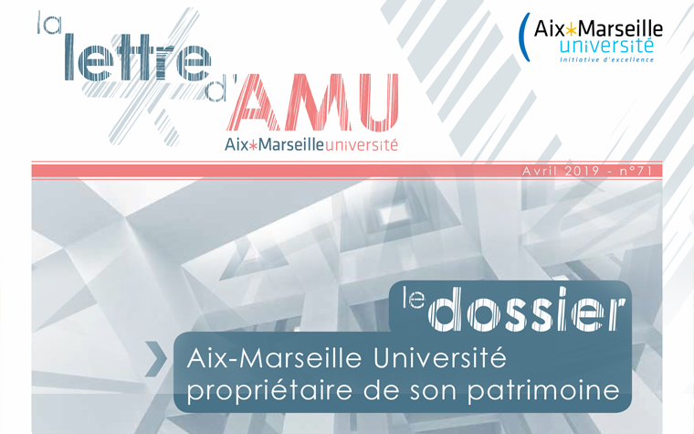 Lettre AMU - Aix-Marseille Université propriétaire de son patrimoine