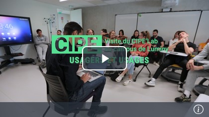 Présentation des espaces innovants du CIPE