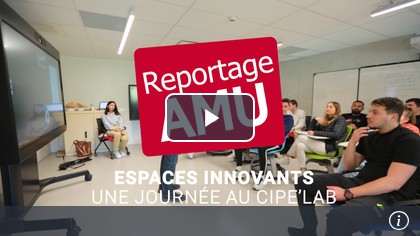Utilisation des espaces innovants du CIPE