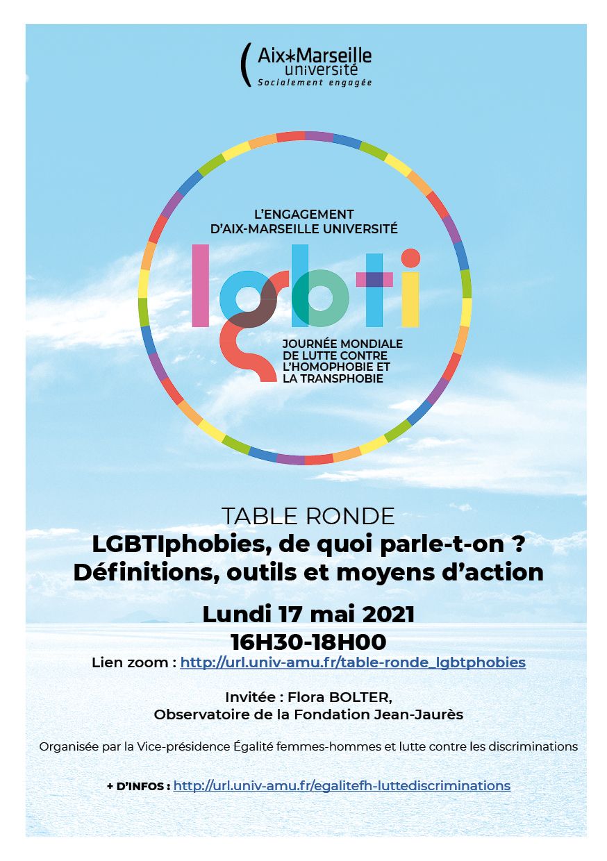 table ronde LGBTIphobies 17 mai 2021 AMU