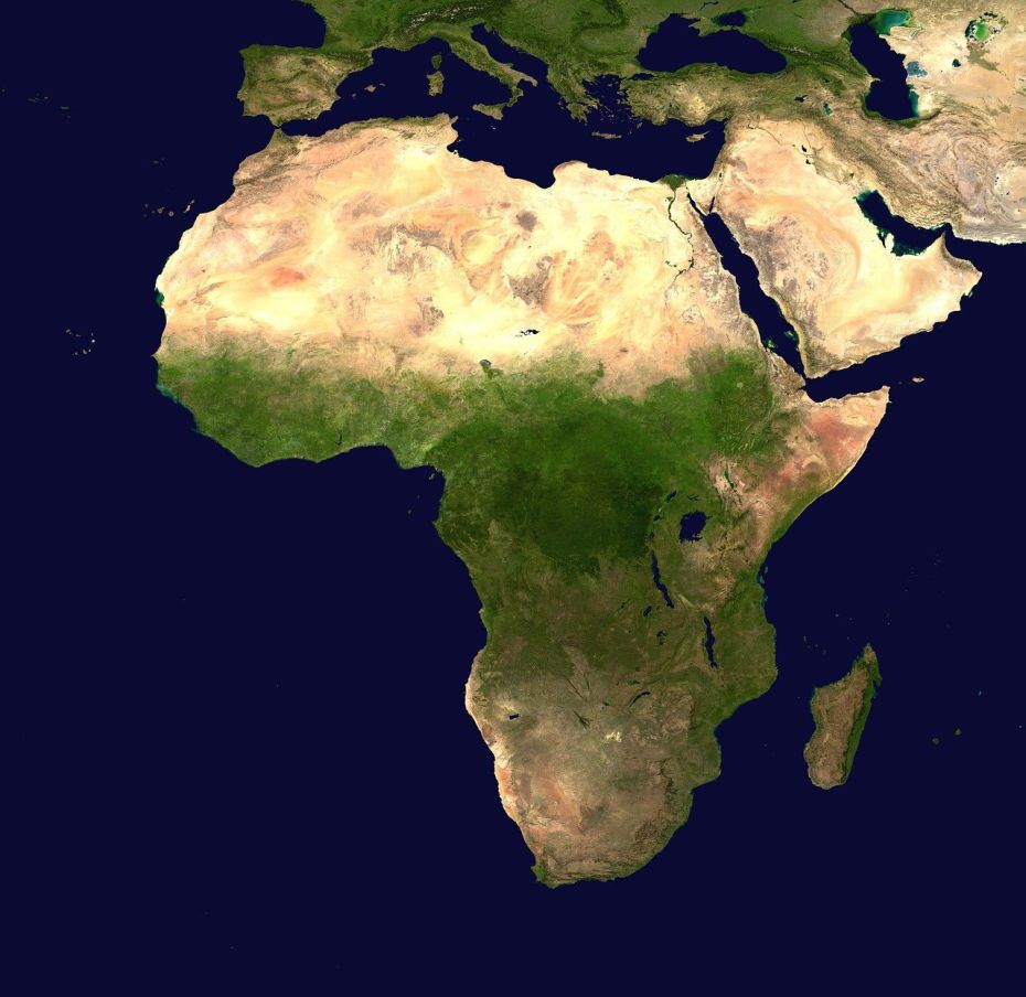 Afrique vue du ciel