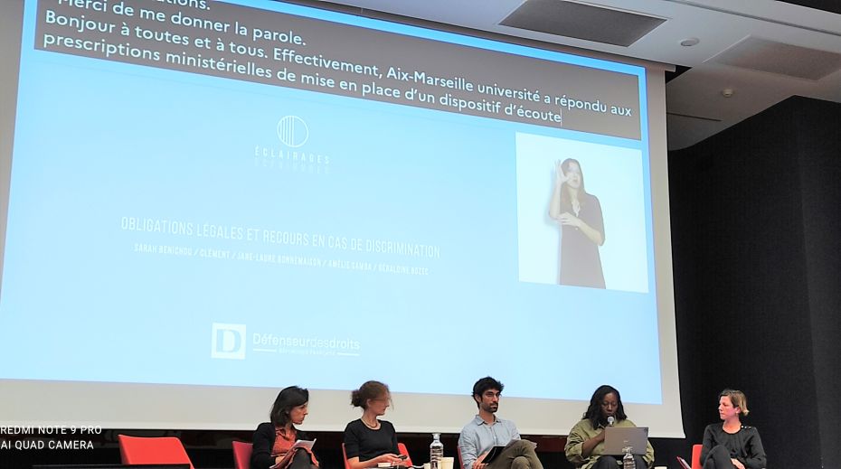 Journée d'études Défenseur des Droits Paris Amélie Samba pour AMU 