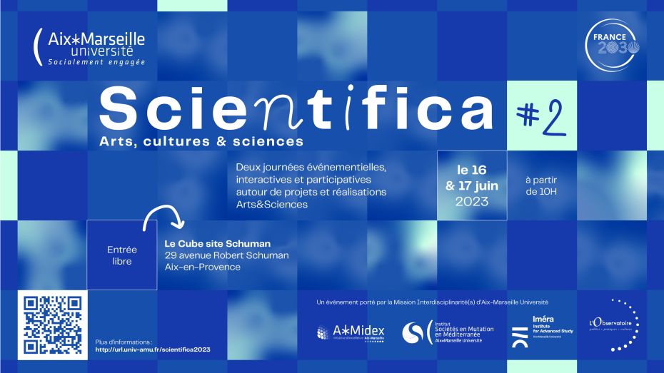 Scientifica #2 aura lieu les 16 et 17 juin 2023 au Cube à Aix-en-Provence