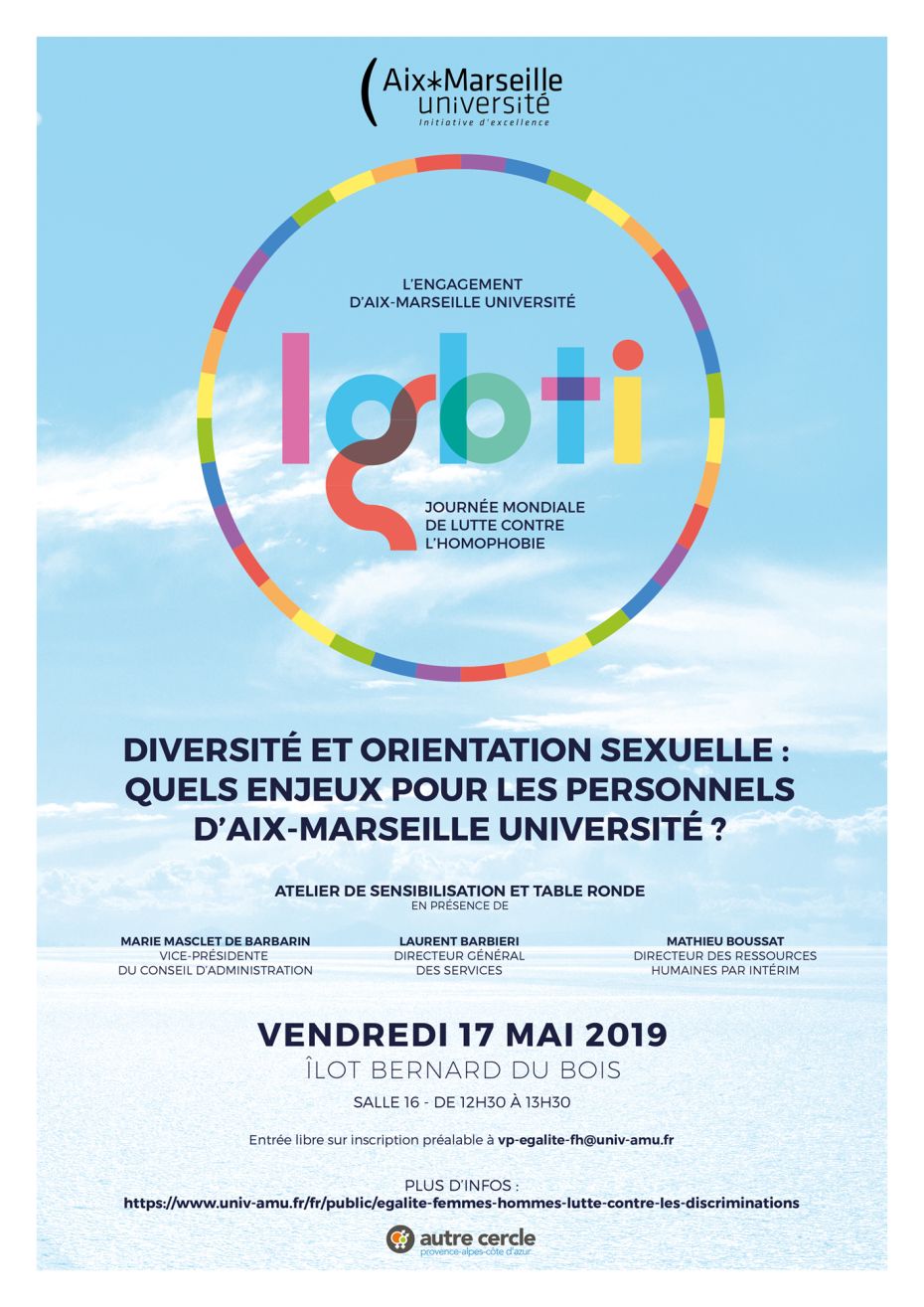 Journée LGBT+ Personnels 17 mai 2019