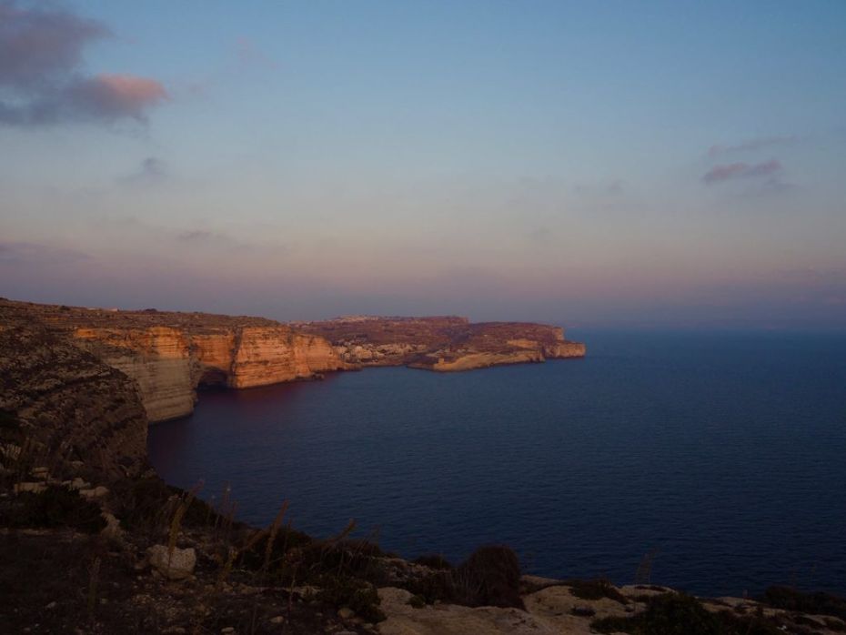 Baie de Xlendi sur l'île de Gozo (Malte)