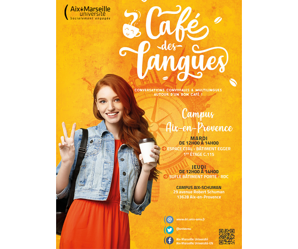 Affiche Café des langues
