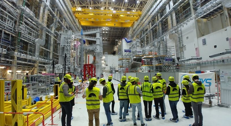 ITER visit Nov 2021 The assembly hall