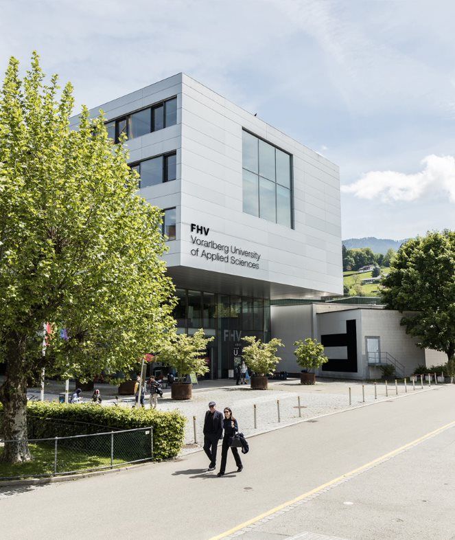 Batiment de l'université FHV en Autriche
