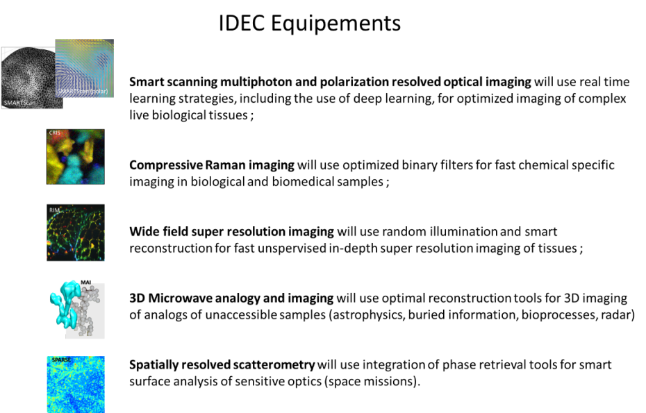 Equipements projet IDEC