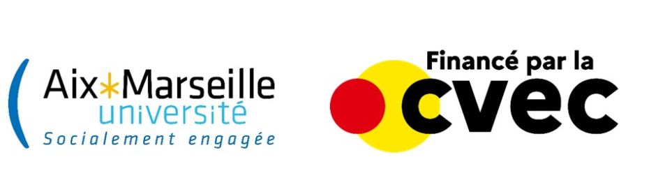 Logos de la CVEC et d'Aix-Marseille Université