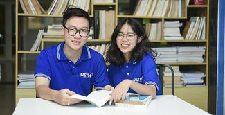 Photo d'étudiants dans le cadre de l'USTH